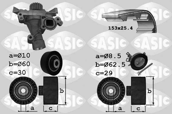 Sasic 3900029 - Su Pompası və Vaxt Kəməri Dəsti furqanavto.az