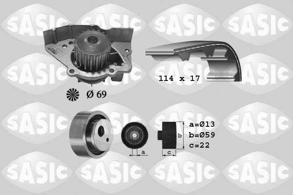 Sasic 3900024 - Su Pompası və Vaxt Kəməri Dəsti furqanavto.az