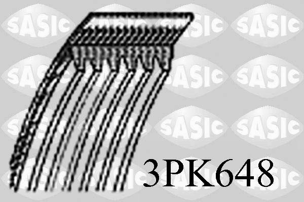 Sasic 3PK648 - V-yivli kəmər www.furqanavto.az