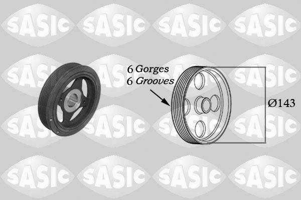 Sasic 2154023 - Kəmər kasnağı, krank mili furqanavto.az