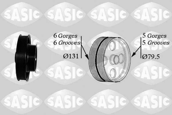 Sasic 2156063 - Kəmər kasnağı, krank mili furqanavto.az