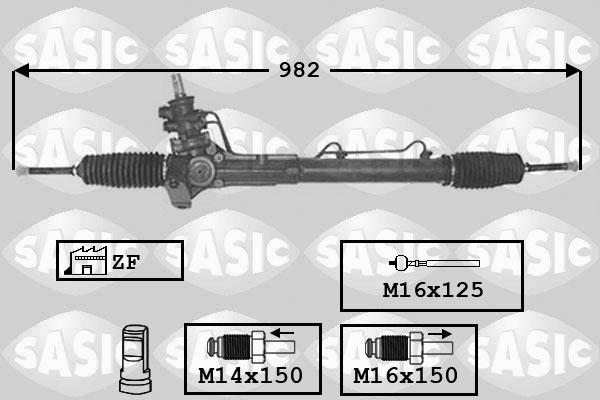 Sasic 7006014 - Sükan qurğusu furqanavto.az