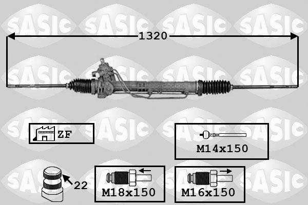 Sasic 7006144 - Sükan qurğusu furqanavto.az