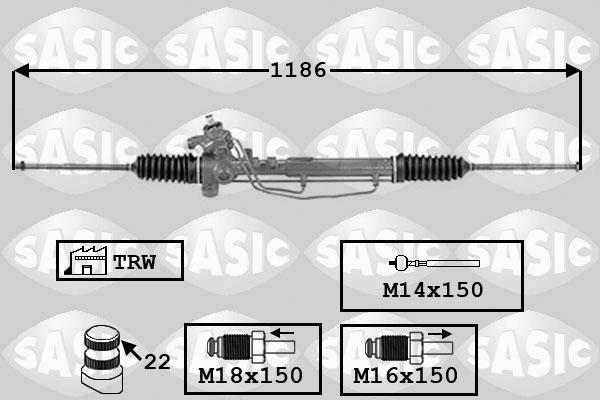 Sasic 7006142 - Sükan qurğusu furqanavto.az