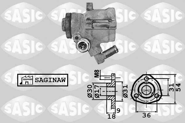 Sasic 7076008 - Hidravlik nasos, sükan sistemi furqanavto.az