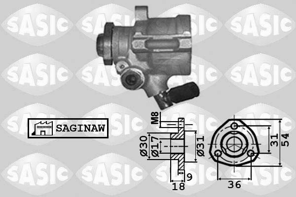 Sasic 7076039 - Hidravlik nasos, sükan sistemi furqanavto.az