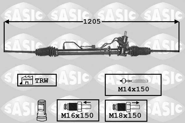 Sasic 7174015 - Sükan qurğusu furqanavto.az