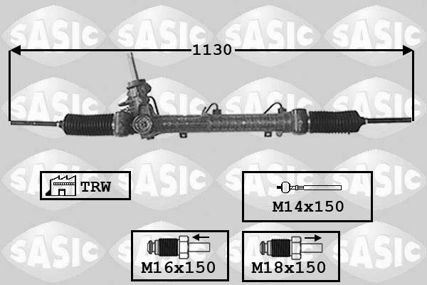 Sasic 7176005 - Sükan qurğusu furqanavto.az