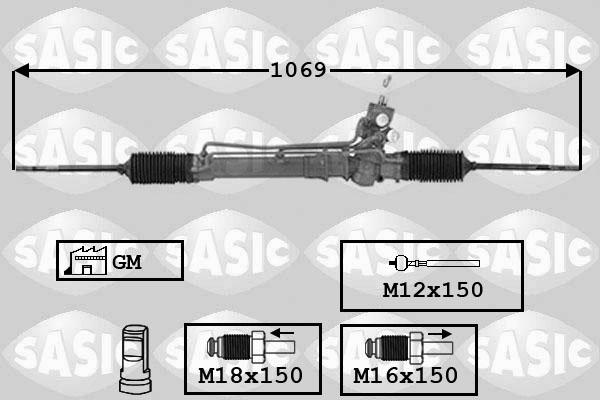 Sasic 7176007 - Sükan qurğusu furqanavto.az