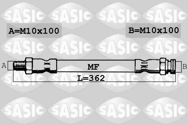 Sasic SBH6356 - Əyləc şlanqı furqanavto.az