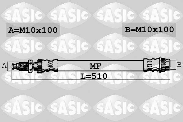 Sasic SBH0169 - Əyləc şlanqı furqanavto.az