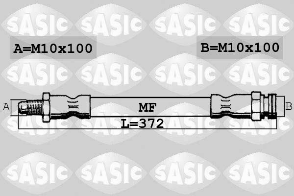 Sasic SBH0160 - Əyləc şlanqı furqanavto.az