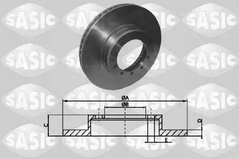 Sasic T611003 - Əyləc Diski furqanavto.az