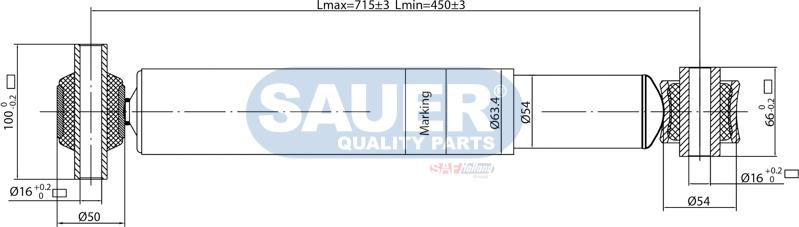 SAUER S3760096000 - Amortizator furqanavto.az