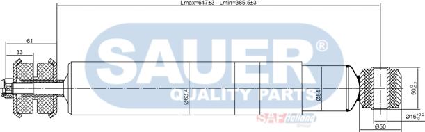 SAUER S3760084000 - Amortizator furqanavto.az