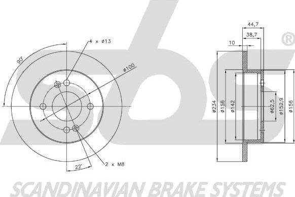 SBS 1815313455 - Əyləc Diski furqanavto.az