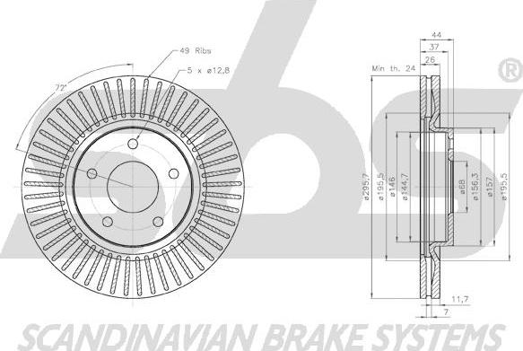 SBS 1815312294 - Əyləc Diski furqanavto.az