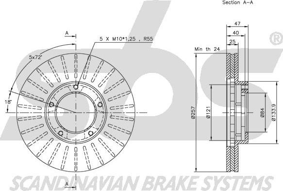 SBS 1815209949 - Əyləc Diski furqanavto.az