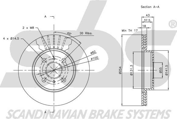 SBS 1815204563 - Əyləc Diski furqanavto.az