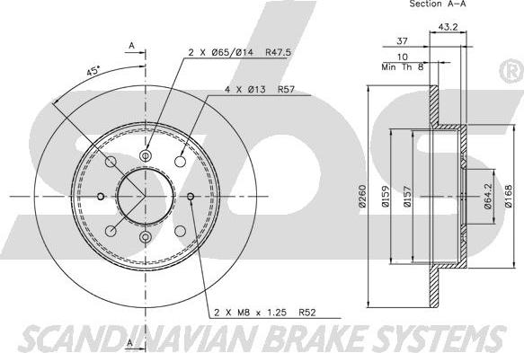 SBS 1815204011 - Əyləc Diski furqanavto.az