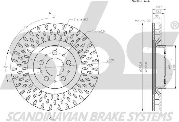 SBS 1815204866 - Əyləc Diski furqanavto.az