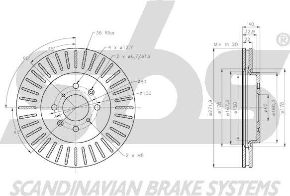 SBS 1815315236 - Əyləc Diski furqanavto.az