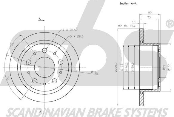 SBS 1815311946 - Əyləc Diski furqanavto.az