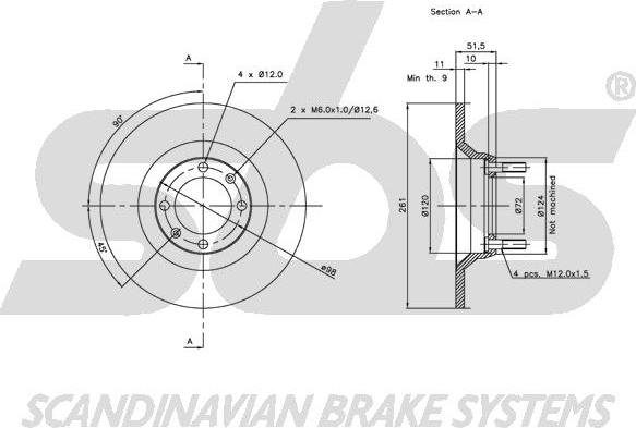 SBS 1815201003 - Əyləc Diski furqanavto.az