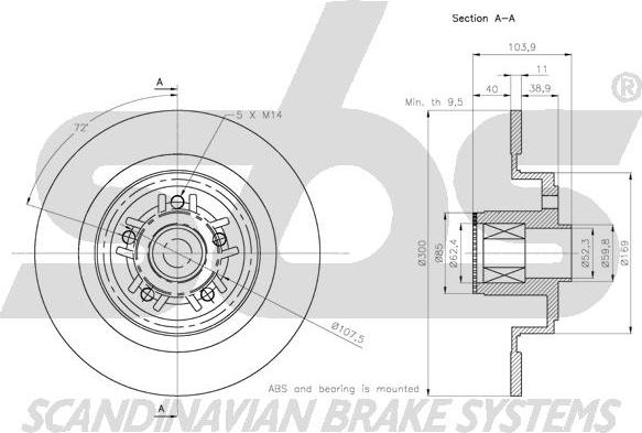 SBS 1815203986 - Əyləc Diski furqanavto.az