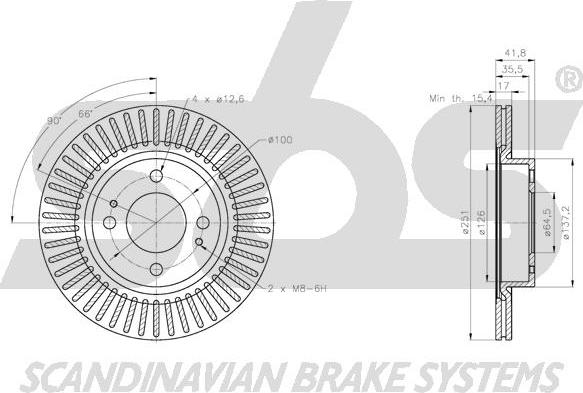 SBS 1815313087 - Əyləc Diski furqanavto.az