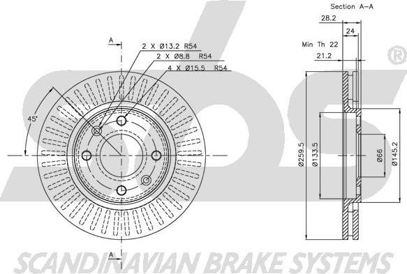 SBS 1815203719 - Əyləc Diski furqanavto.az