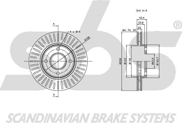 SBS 1815312549 - Əyləc Diski furqanavto.az