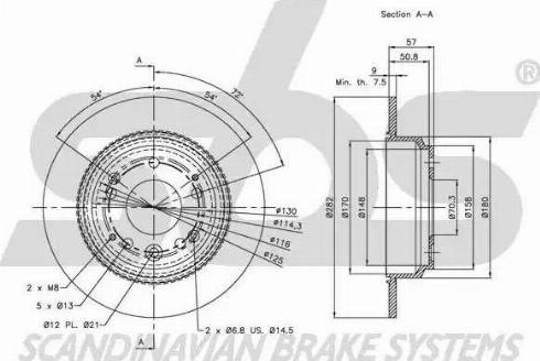 SBS 1815312631 - Əyləc Diski furqanavto.az