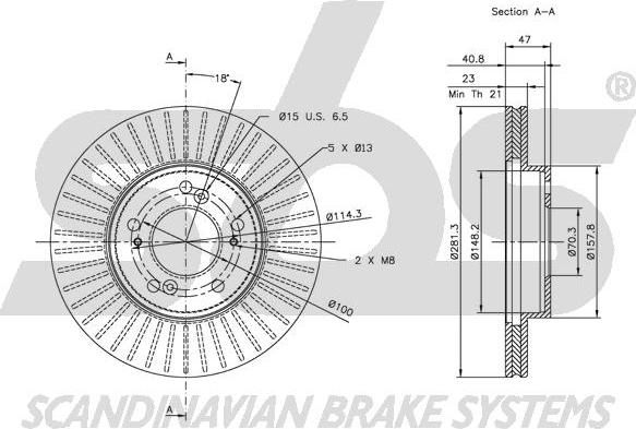 SBS 1815312622 - Əyləc Diski furqanavto.az