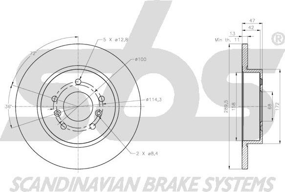 SBS 1815312291 - Əyləc Diski furqanavto.az