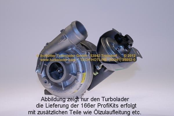 Schlütter Turbolader 166-09470 - Şarj cihazı, doldurma sistemi furqanavto.az