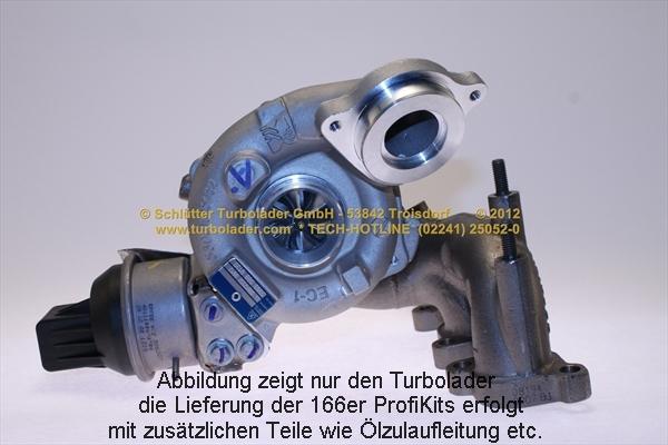 Schlütter Turbolader 166-09345 - Şarj cihazı, doldurma sistemi furqanavto.az