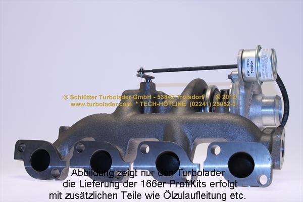 Schlütter Turbolader 166-05111 - Şarj cihazı, doldurma sistemi furqanavto.az