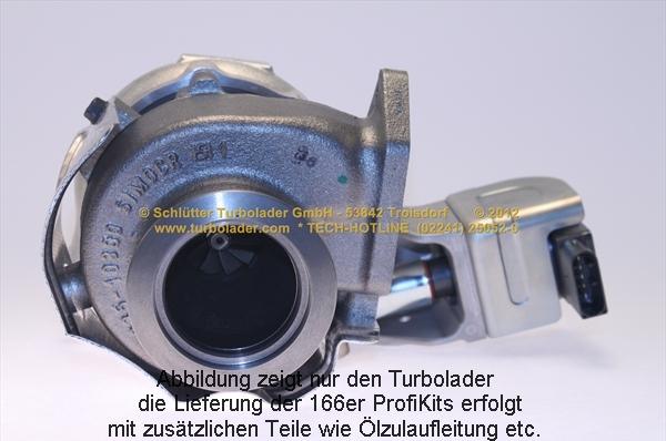 Schlütter Turbolader 166-05225 D - Şarj cihazı, doldurma sistemi furqanavto.az