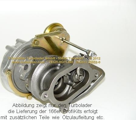 Schlütter Turbolader 166-00425 - Şarj cihazı, doldurma sistemi furqanavto.az