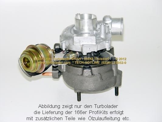 Schlütter Turbolader 166-00560 - Şarj cihazı, doldurma sistemi furqanavto.az