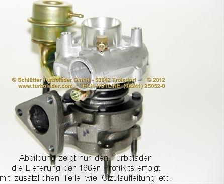 Schlütter Turbolader 166-00500 - Şarj cihazı, doldurma sistemi furqanavto.az