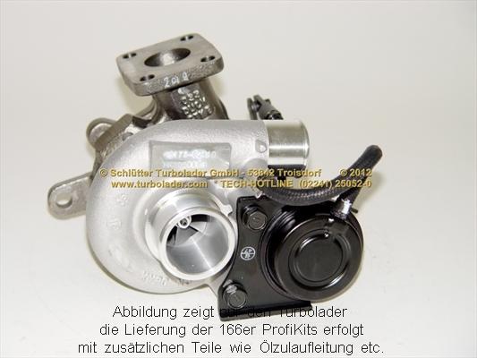 Schlütter Turbolader 166-00805 - Şarj cihazı, doldurma sistemi furqanavto.az