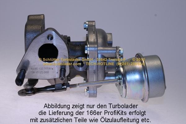 Schlütter Turbolader 166-00305 - Şarj cihazı, doldurma sistemi furqanavto.az