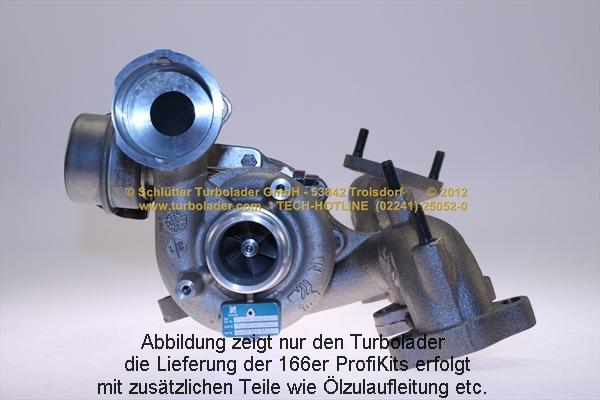 Schlütter Turbolader 166-08320 - Şarj cihazı, doldurma sistemi furqanavto.az