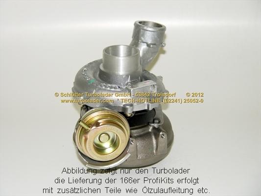 Schlütter Turbolader 166-02040 - Şarj cihazı, doldurma sistemi furqanavto.az