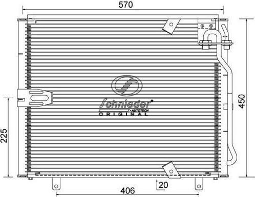 SCHNIEDER AUTOTECH BMS85.00058 - Kondenser, kondisioner furqanavto.az