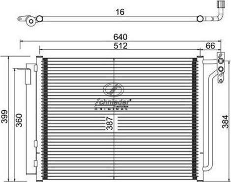 SCHNIEDER AUTOTECH BMS85.00080 - Kondenser, kondisioner furqanavto.az