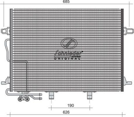 SCHNIEDER AUTOTECH BZS85.00029A - Kondenser, kondisioner furqanavto.az