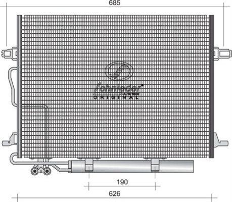 SCHNIEDER AUTOTECH BZS85.00029 - Kondenser, kondisioner furqanavto.az